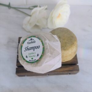 Shampoo Solido de Jojoba Ortiga Matcha