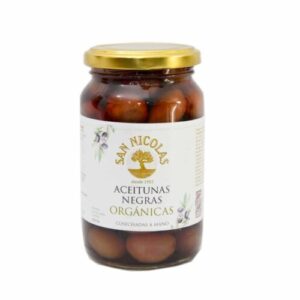 Aceitunas GRIEGAS Frasco Vidrio 500grs. San Nicolás