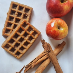 SALU KIDS- Waffles de Manzana y canela x2 Unidades