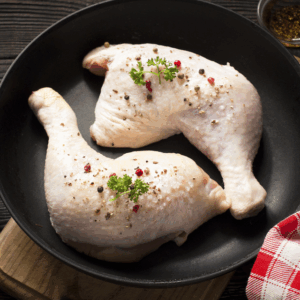 Patamuslo de pollo agroecológico de La Roxela x 2 patamuslos 1kg aprox